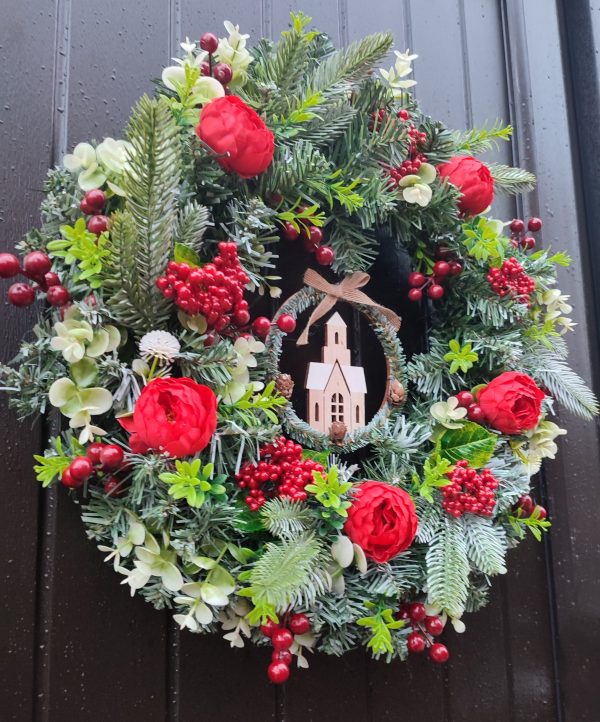 Traditional style Christmas Wreath - Image 2