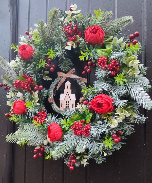 Traditional style Christmas Wreath - Image 3