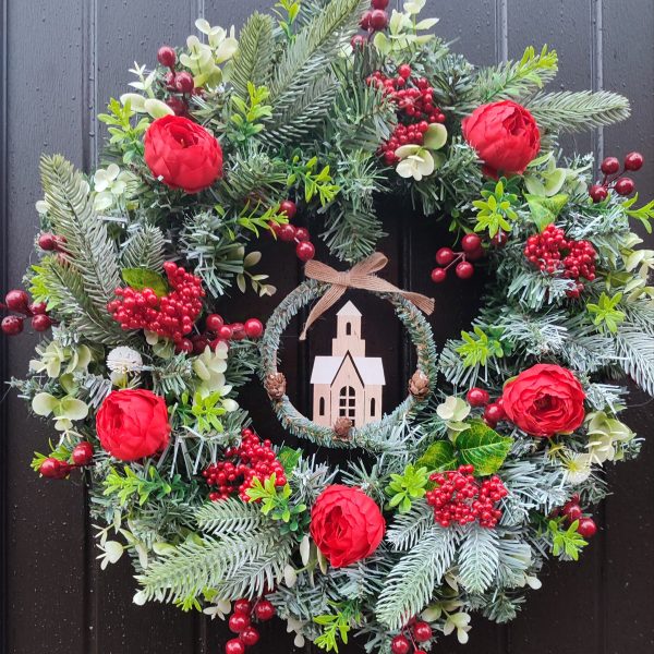 Traditional style Christmas Wreath