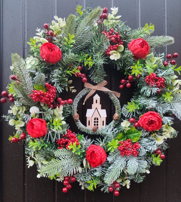 Traditional style Christmas Wreath