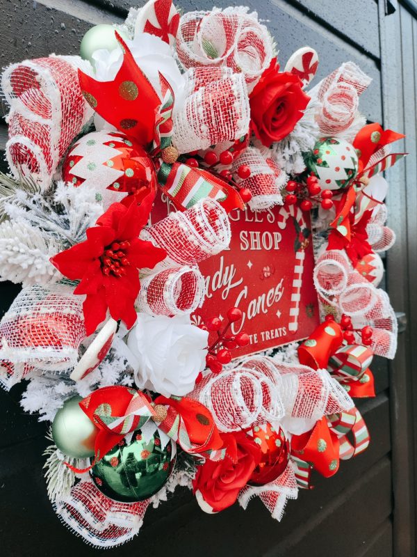 Candy Cane Sweet Shop Wreath - Image 5