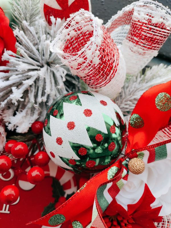 Candy Cane Sweet Shop Wreath - Image 4