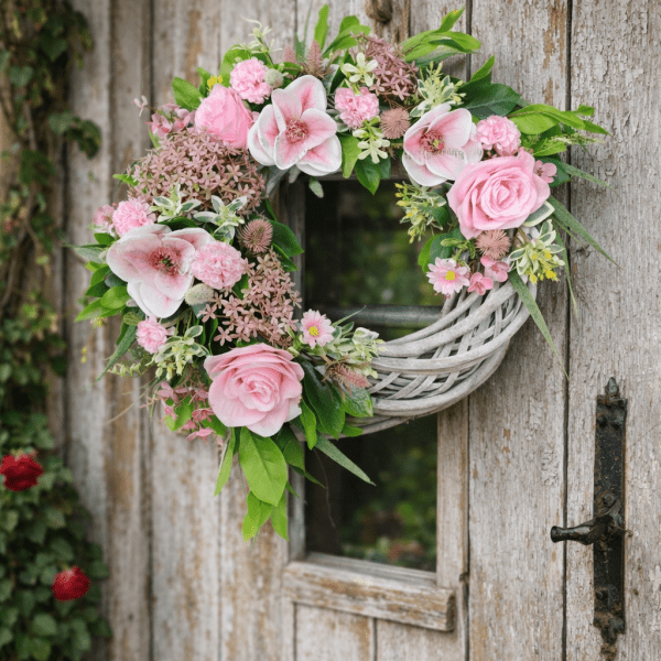 Cottage Garden Floral Wreath