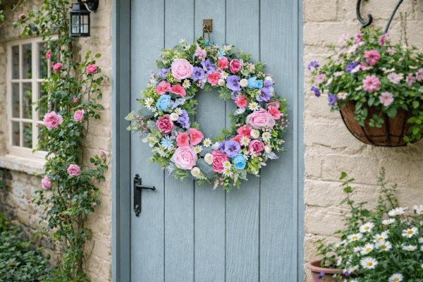 Cottage Core Spring Wreath