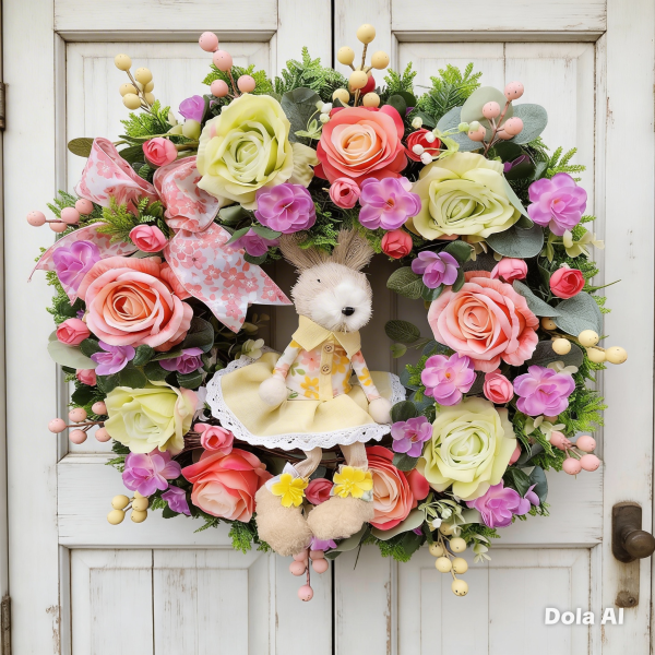 Easter Bunny Wreath