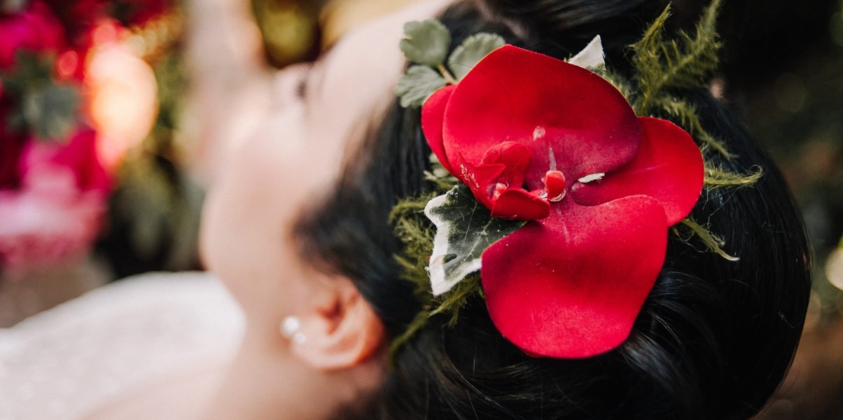 Flower Hair Combs