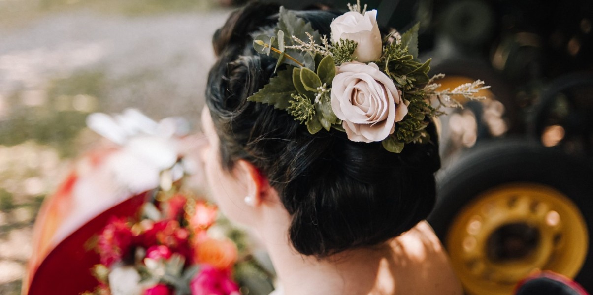 Flower Hair Combs