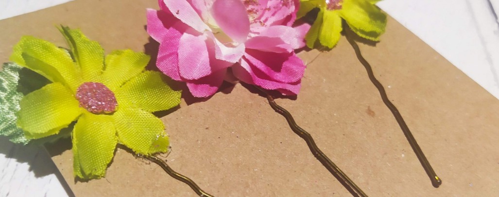 Bespoke Flower Hair Clips