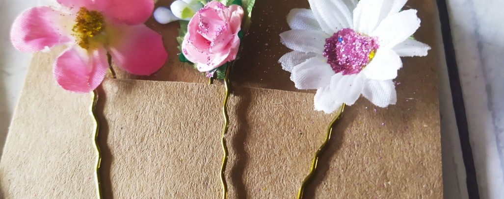 Bespoke Flower Hair Clips