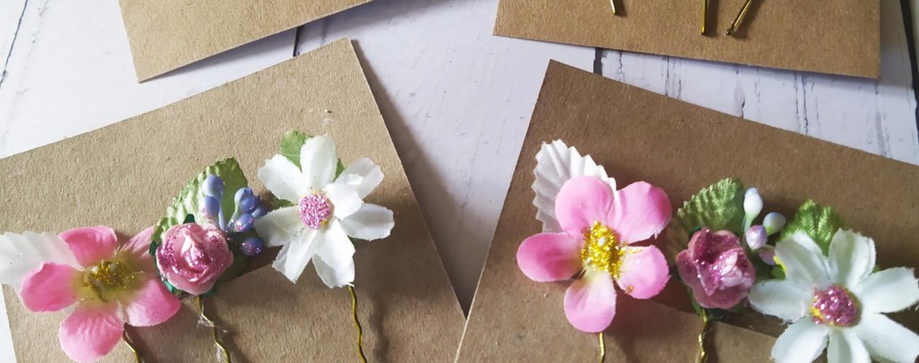 Bespoke Flower Hair Clips