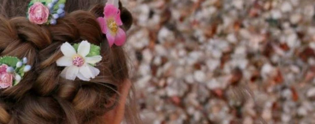 Bespoke Flower Hair Clips