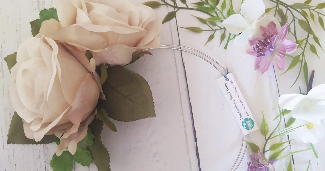 Bespoke Flower Headbands hand crafted bespoke flower crowns