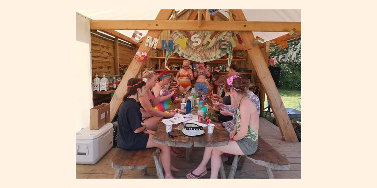 Flower Crown Workshops Making Flower Crowns Outdoor Hen Party